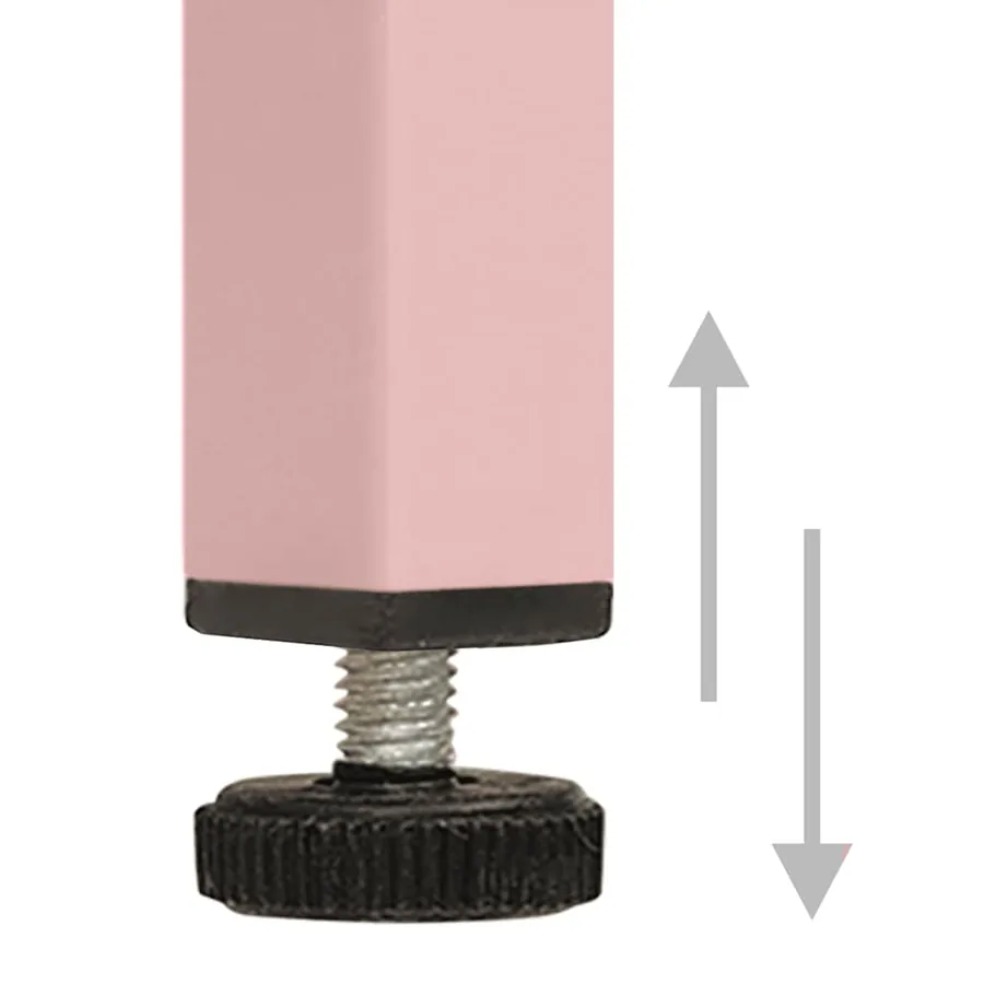 Garde-robe Rose 90x50x180 cm Acier - 9
