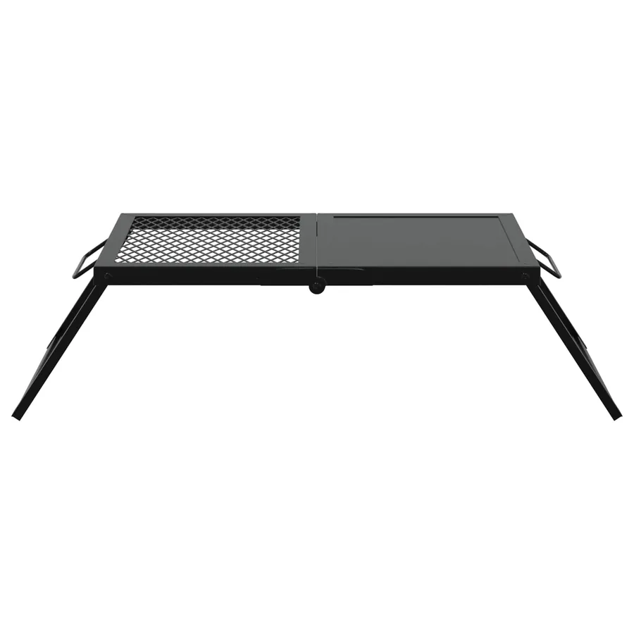 Gril de camping pliable Noir 31,5 x 26,5 x 4 cm Acier allié - 4