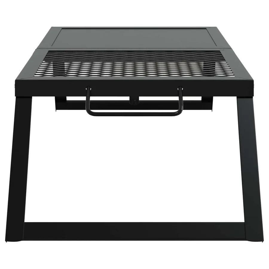 Gril de camping pliable Noir 31,5 x 26,5 x 4 cm Acier allié - 5
