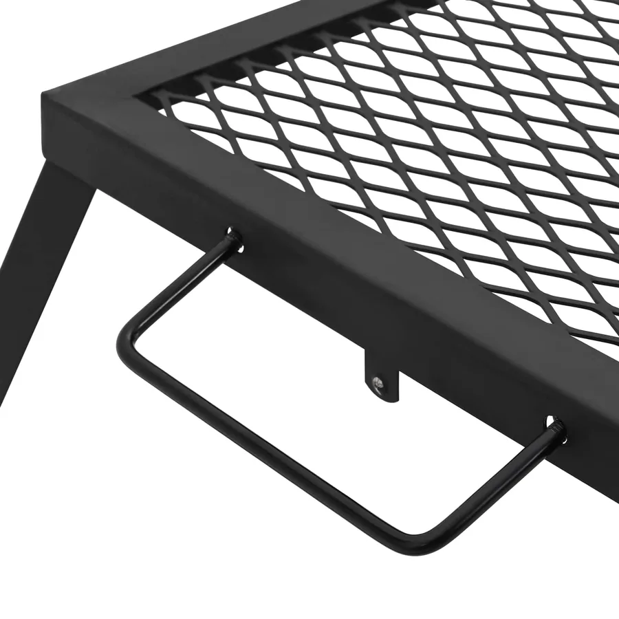 Gril de camping pliable Noir 31,5 x 26,5 x 4 cm Acier allié - 7