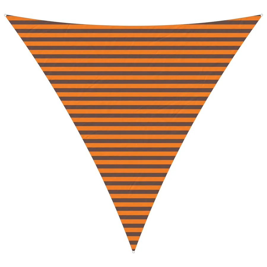 Voile d'ombre Orange et marron 4 x 4 x 4 m - 2
