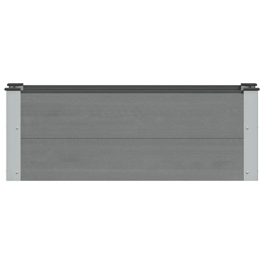 Jardinière surélevée Gris 100 x 30 x 36 cm - 3