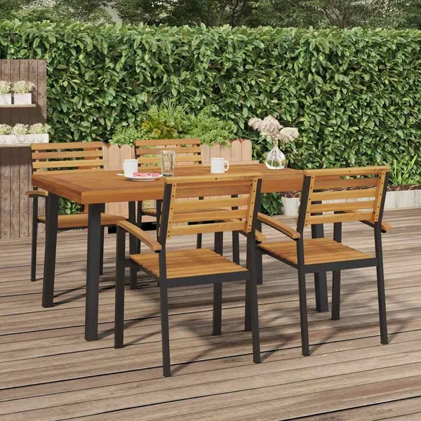 Table de jardin 150x90x75 cm Bois d'acacia solide