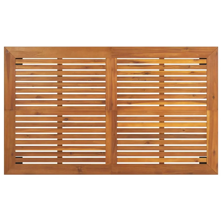 Table de jardin 150x90x75 cm Bois d'acacia solide - 5