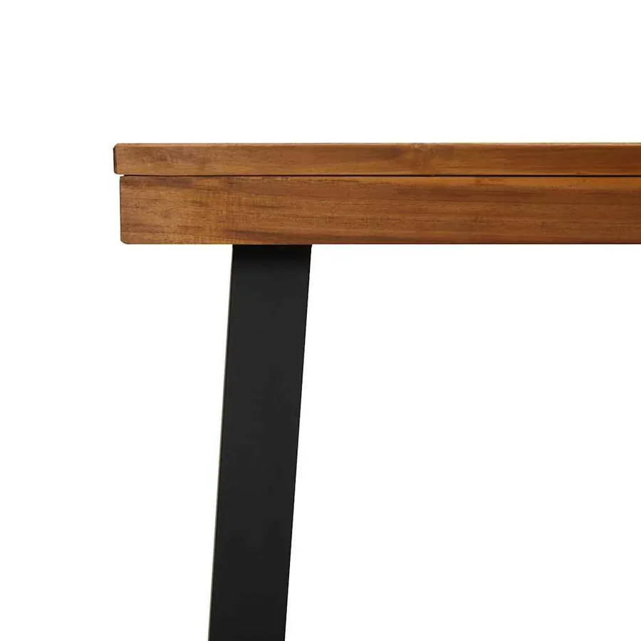 Table de jardin 150x90x75 cm Bois d'acacia solide - 7