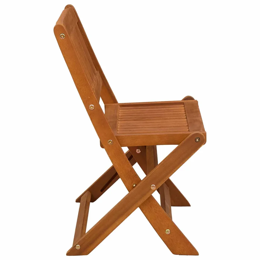 Banc d'enfants Marron 61 x 38 x 57 cm Bois d'eucalyptus massif - 4