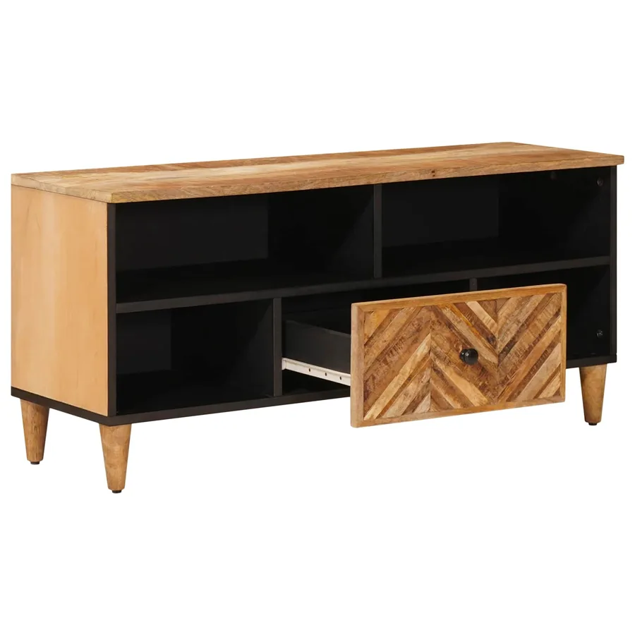 Armoires de rangement avec tiroir Marron 100 x 33,5 x 46 cm - 2