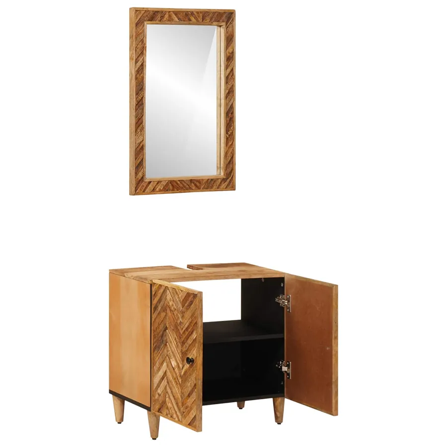 Ensemble de Meubles de Salle de Bain Montage mural 2 pcs - 2