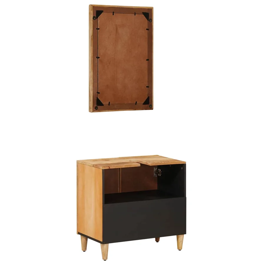 Ensemble de Meubles de Salle de Bain Montage mural 2 pcs - 6