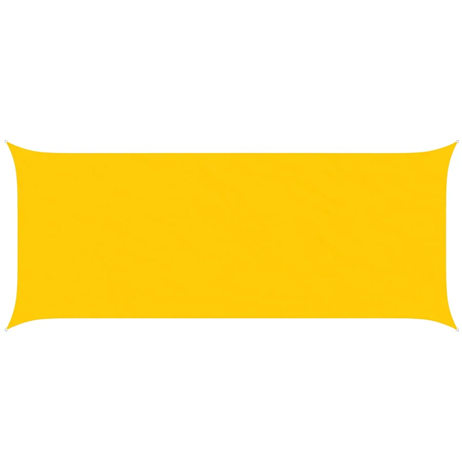 Voile d'ombre Jaune 6 x 2,5 m 100 % polyester Oxford - 2
