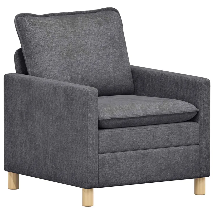 Canapé Gris foncé 76 x 81 x 87,5 cm Polyester - 2