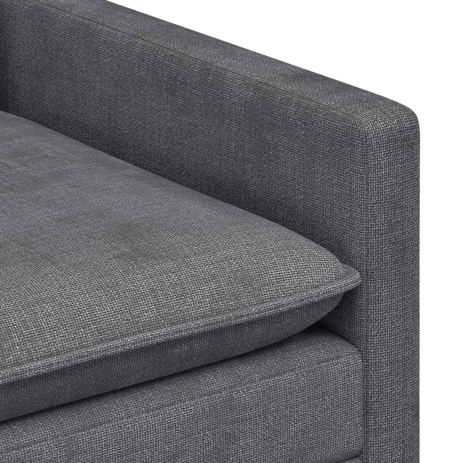 Canapé Gris foncé 76 x 81 x 87,5 cm Polyester - 6