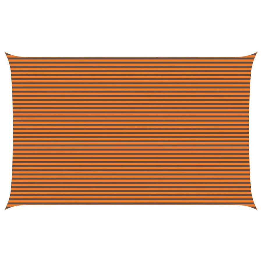 Voile d'ombre Orange et marron 8 x 5 m 100 % polyester Oxford - 2
