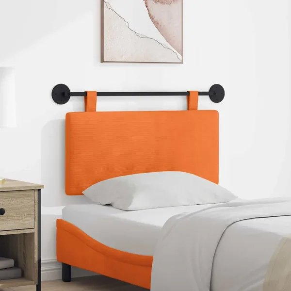Tête de lit suspendue Tissu en velours côtelé