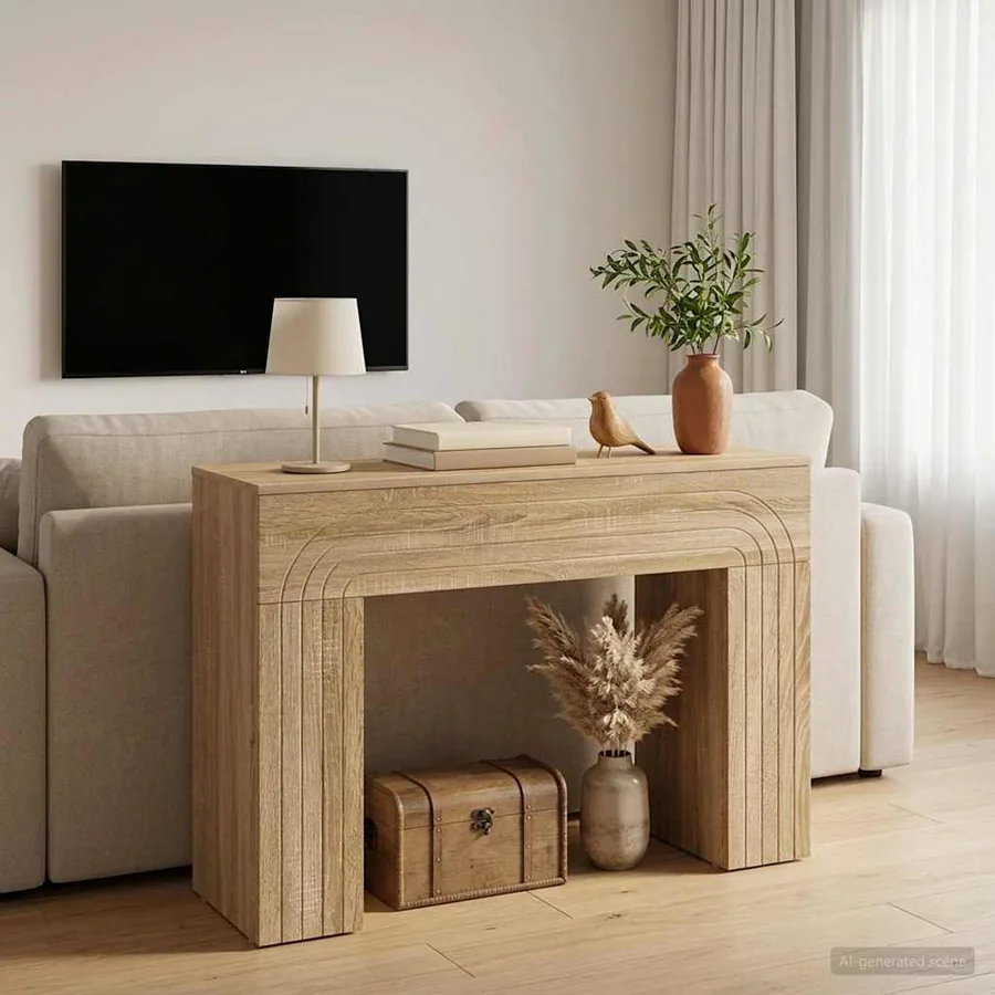 Table basse Chêne Sonoma 102 x 35 x 75 cm Bois d'ingénierie