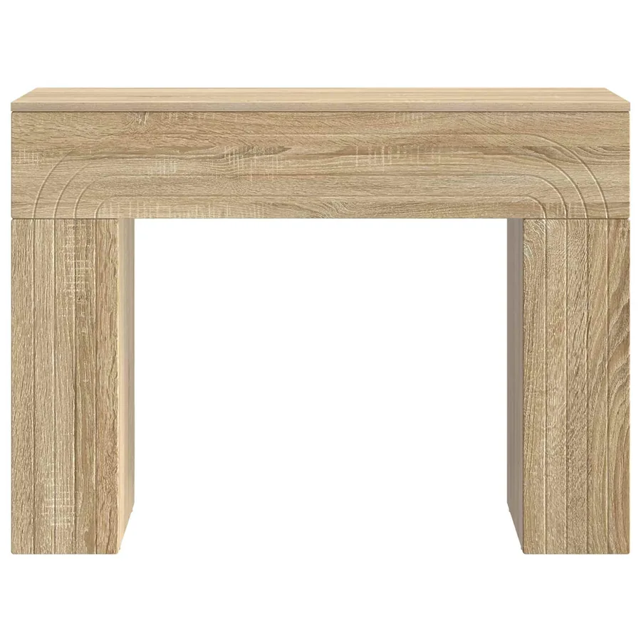 Table basse Chêne Sonoma 102 x 35 x 75 cm Bois d'ingénierie - 5