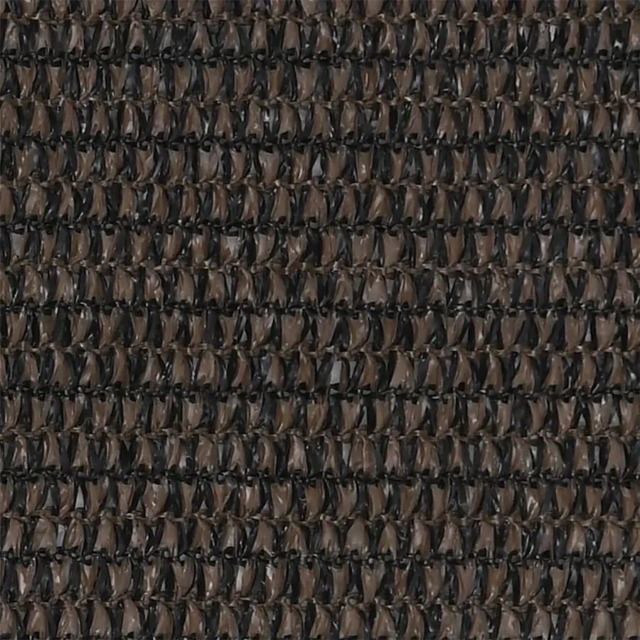 Écran de balcon Marron 75x500 cm PEHD - 2