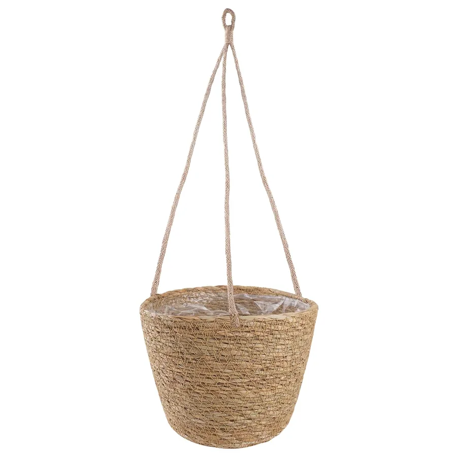 Paniers à plantes en herbe de mer 3 pcs Naturel Ø26 x 19 cm - 3