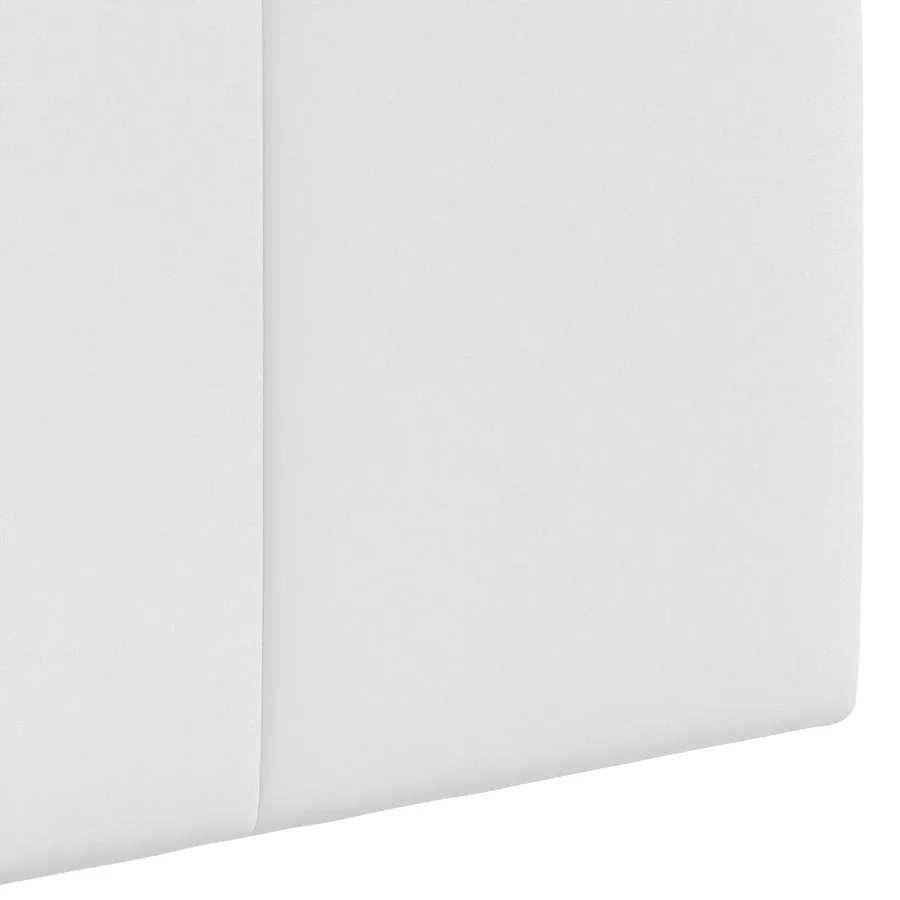 Tête de lit suspendue Avec lumière LED Blanc Tissu - 9