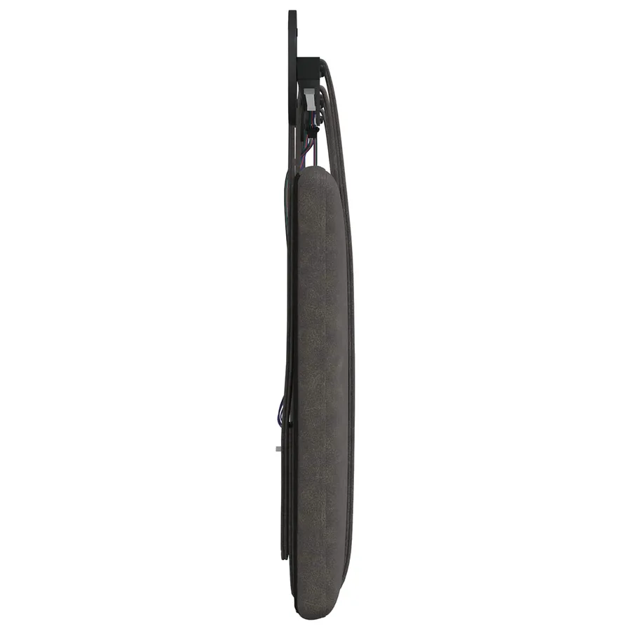Tête de lit suspendue Avec lumière LED Noir PU antique - 7