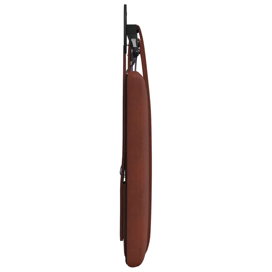 Tête de lit suspendue Avec lumière LED Brun Brillant PU antique - 7