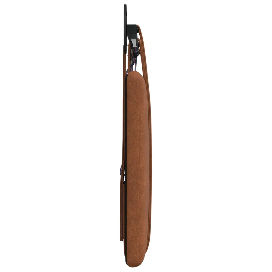 Tête de lit suspendue Avec lumière LED Marron PU antique - 7
