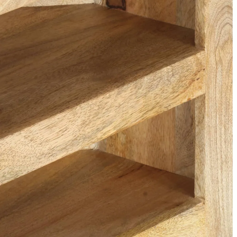 Meuble TV d'angle 90x45x45 cm Bois de manguier solide - 4