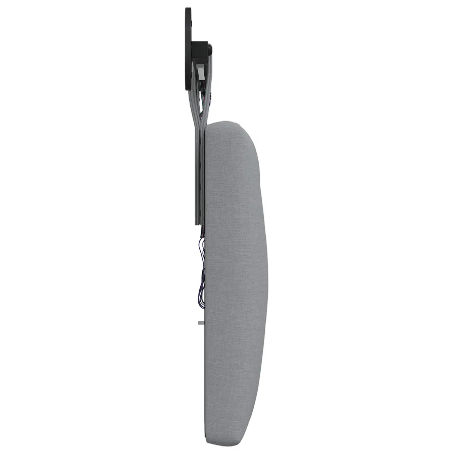 Tête de lit suspendue Avec lumière LED Gris clair Tissu - 7
