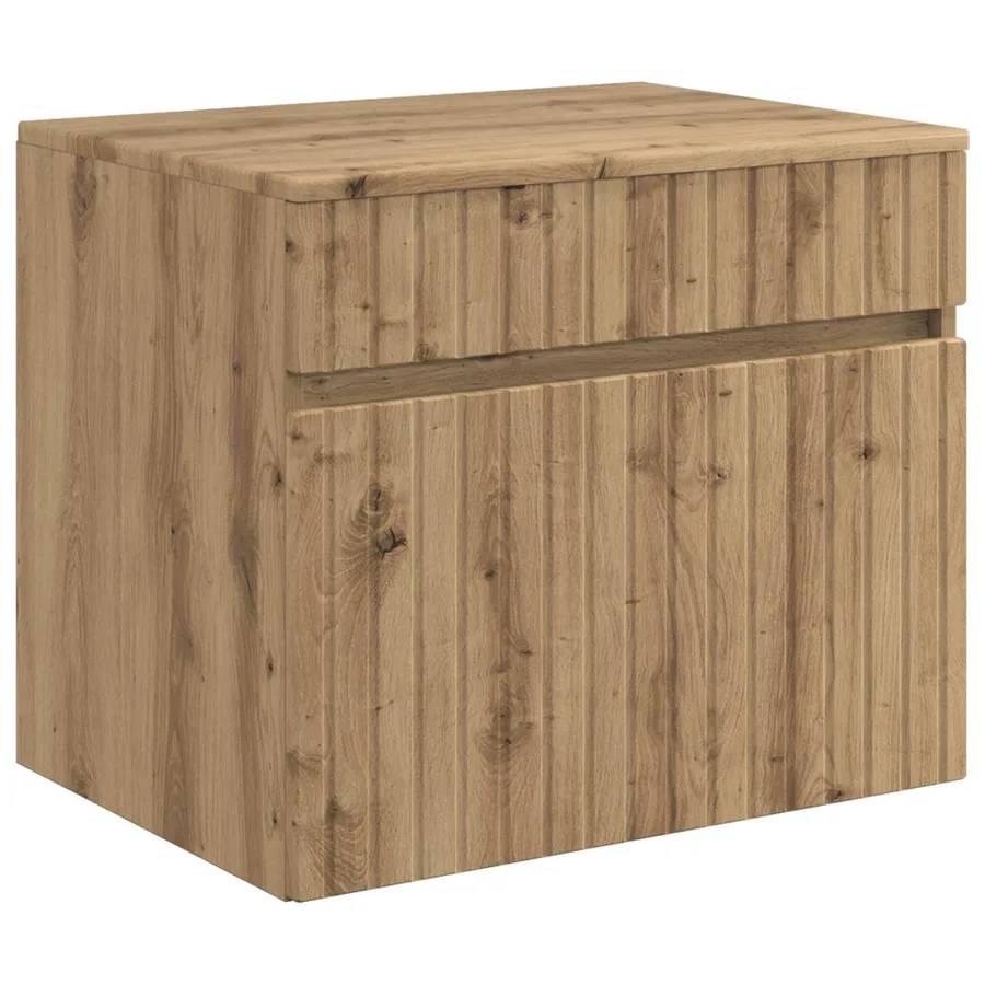 Ensemble d'armoire de salle de bain 5 pc Chêne artisanal - 6