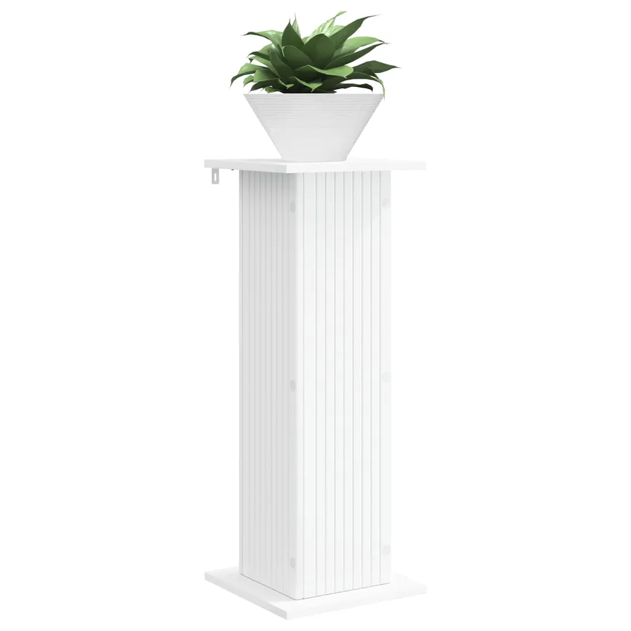 Support de Plante 2 pcs Blanc 30,5 x 30 x 80,5 cm - 3