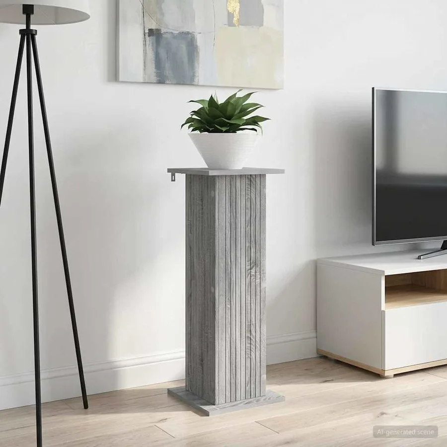 Support de Plante 2 pcs Sonoma gris 30,5 x 30 x 80,5 cm - 4