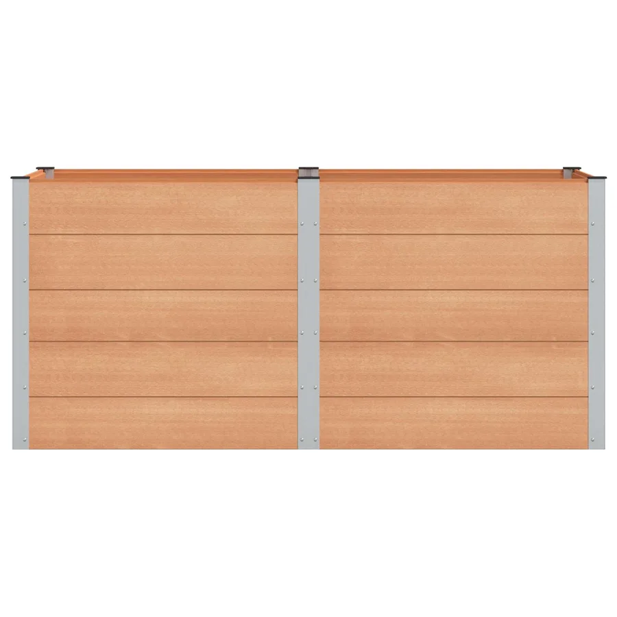 Jardinière surélevée Marron 200 x 100 x 91 cm - 3