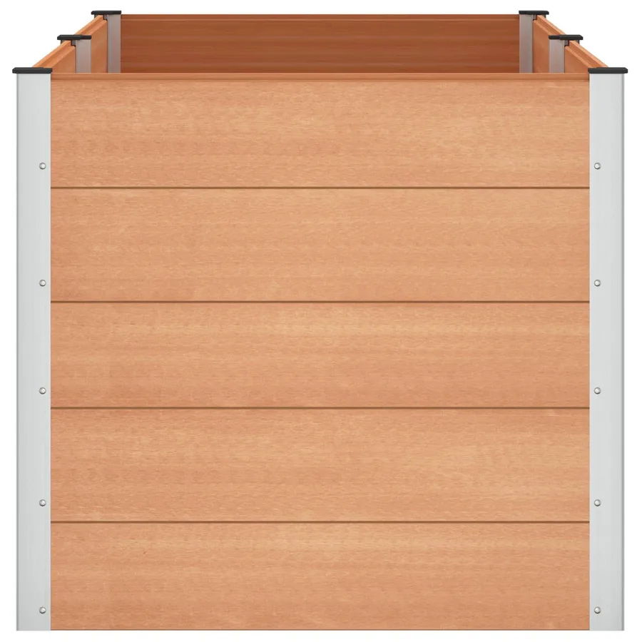 Jardinière surélevée Marron 200 x 100 x 91 cm - 4