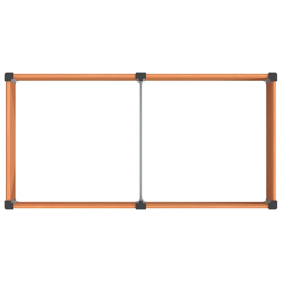 Jardinière surélevée Marron 200 x 100 x 91 cm - 5