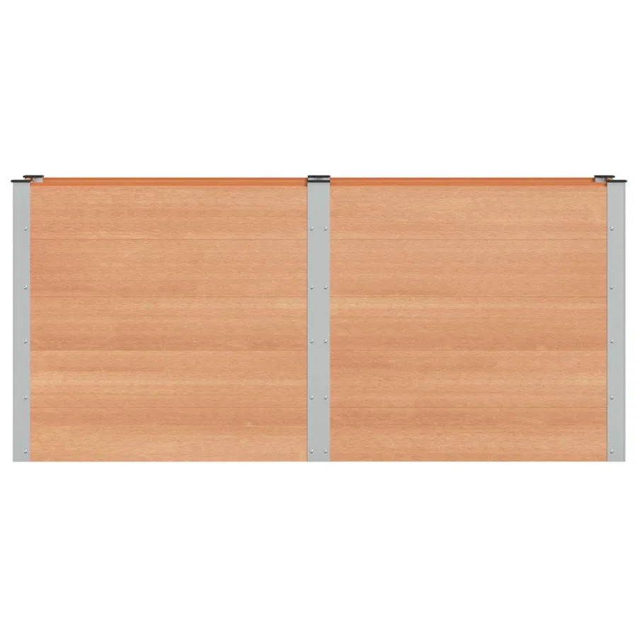 Jardinière surélevée Marron 200 x 50 x 91 cm - 3