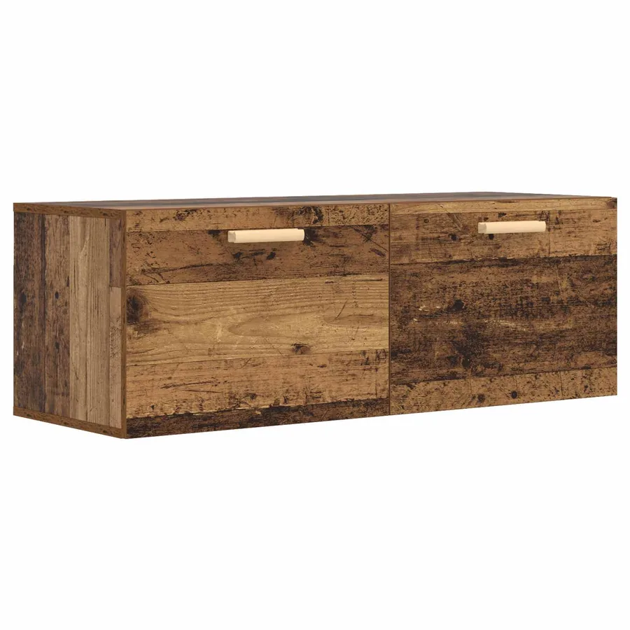 Meuble mural Bois ancien 100 x 36,5 x 35 cm Bois d'ingénierie
