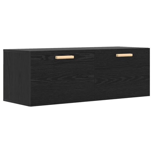 Meuble mural Chêne noir 100 x 36,5 x 35 cm Bois d'ingénierie