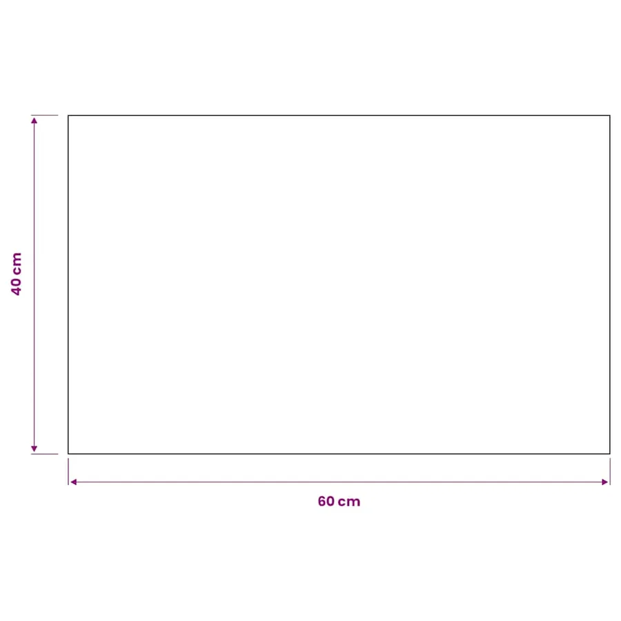 Paillasson rectangulaire 40 x 60 cm Anthracite - 5