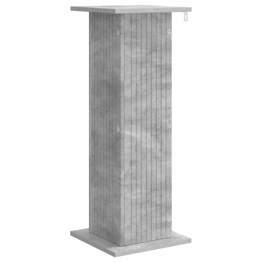Support de Plante Gris béton 30,5 x 30 x 80,5 cm - 7