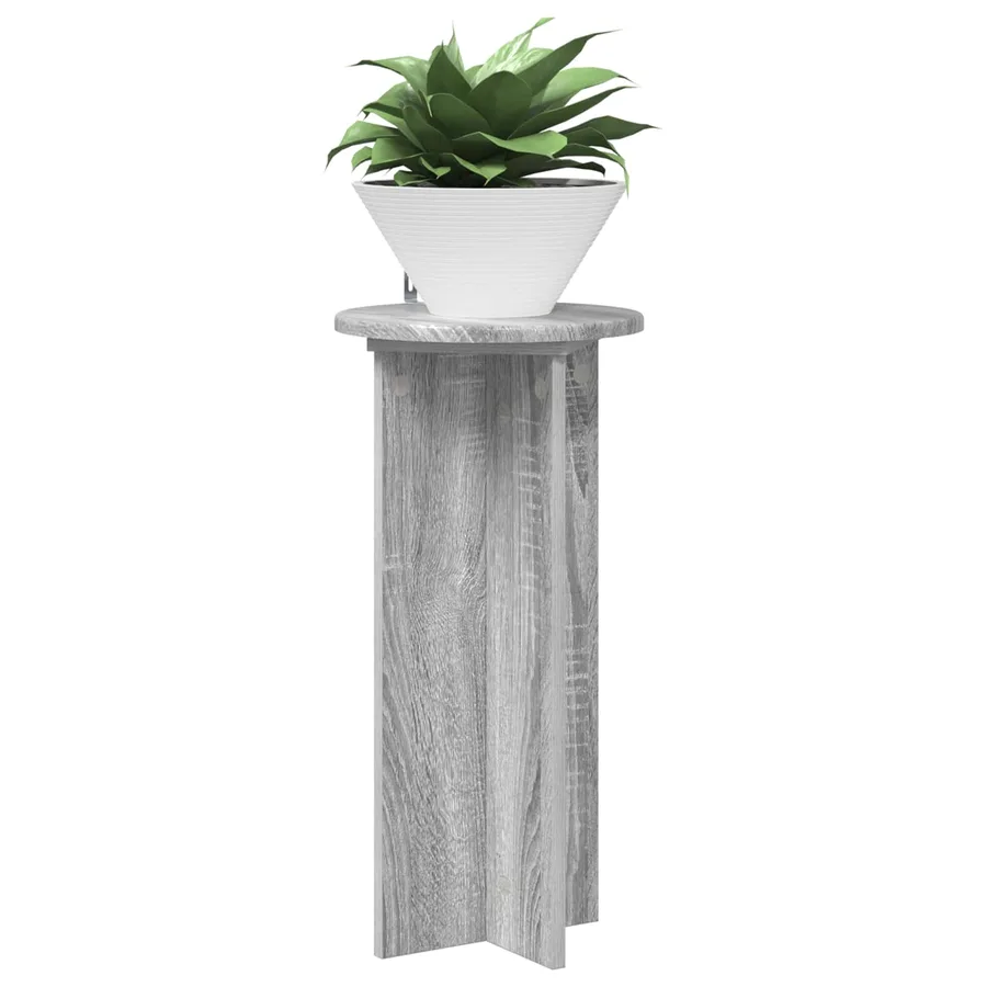 Support de Plante 2 pcs Sonoma gris 29,5 x 29,5 x 60 cm - 3