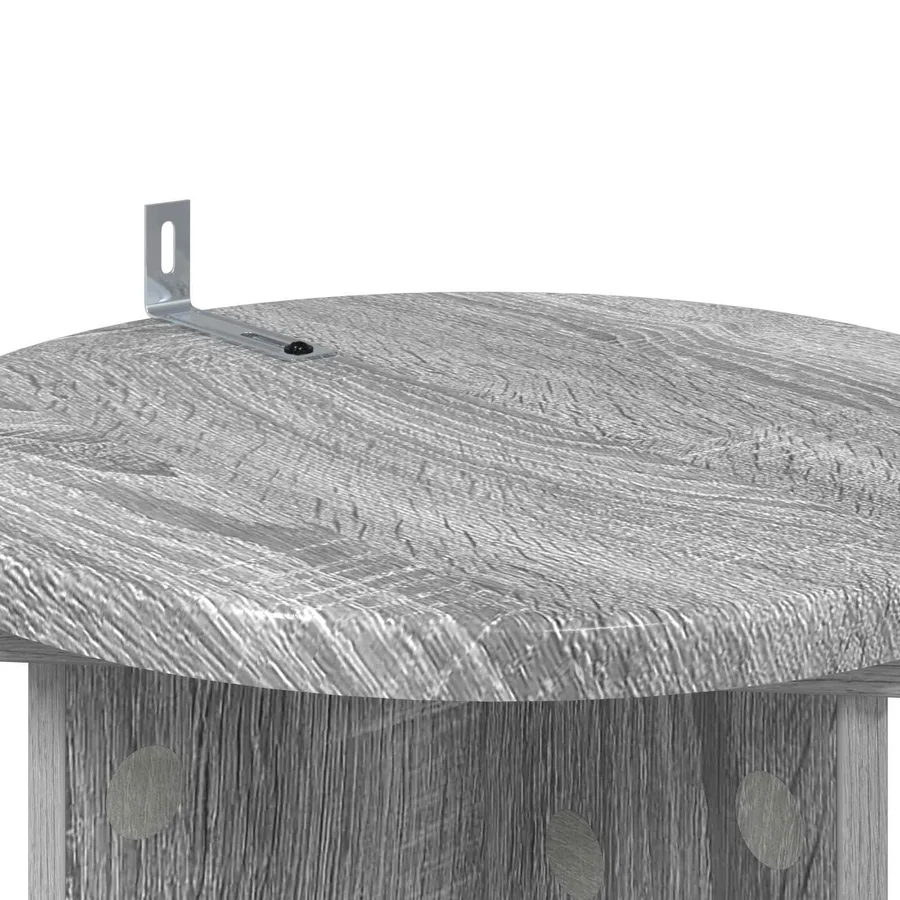 Support de Plante 2 pcs Sonoma gris 29,5 x 29,5 x 60 cm - 9