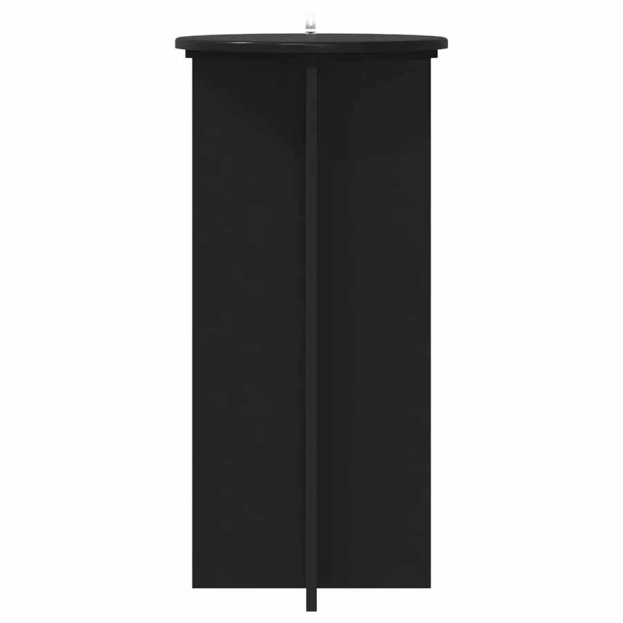 Support de Plante 2 pcs Noir 40 x 40 x 80 cm Bois d'ingénierie - 6