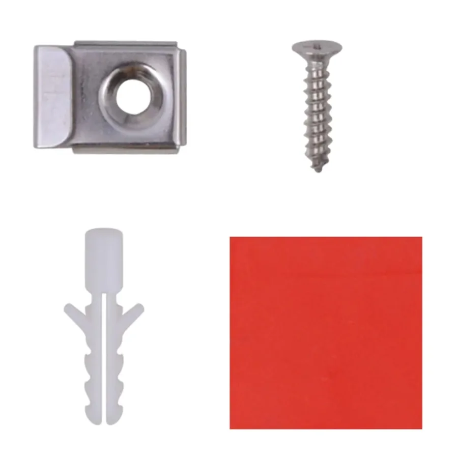Carreaux de miroir sans cadre 8 pcs 20,5 cm - 9