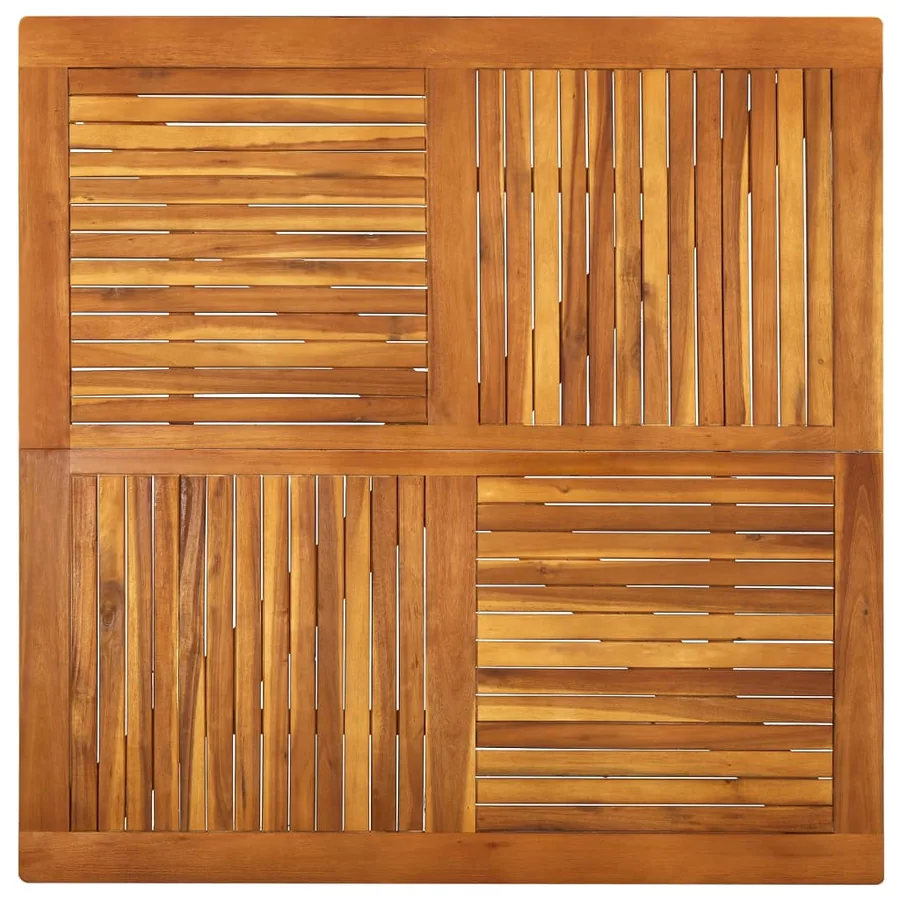 Ensemble à manger de jardin 5 pcs Gris foncé - 4