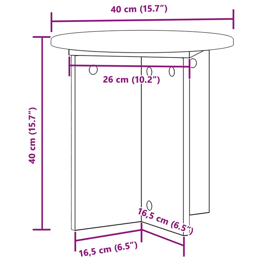 Support de Plante 2 pcs Chêne Sonoma 40 x 40 x 40 cm - 8