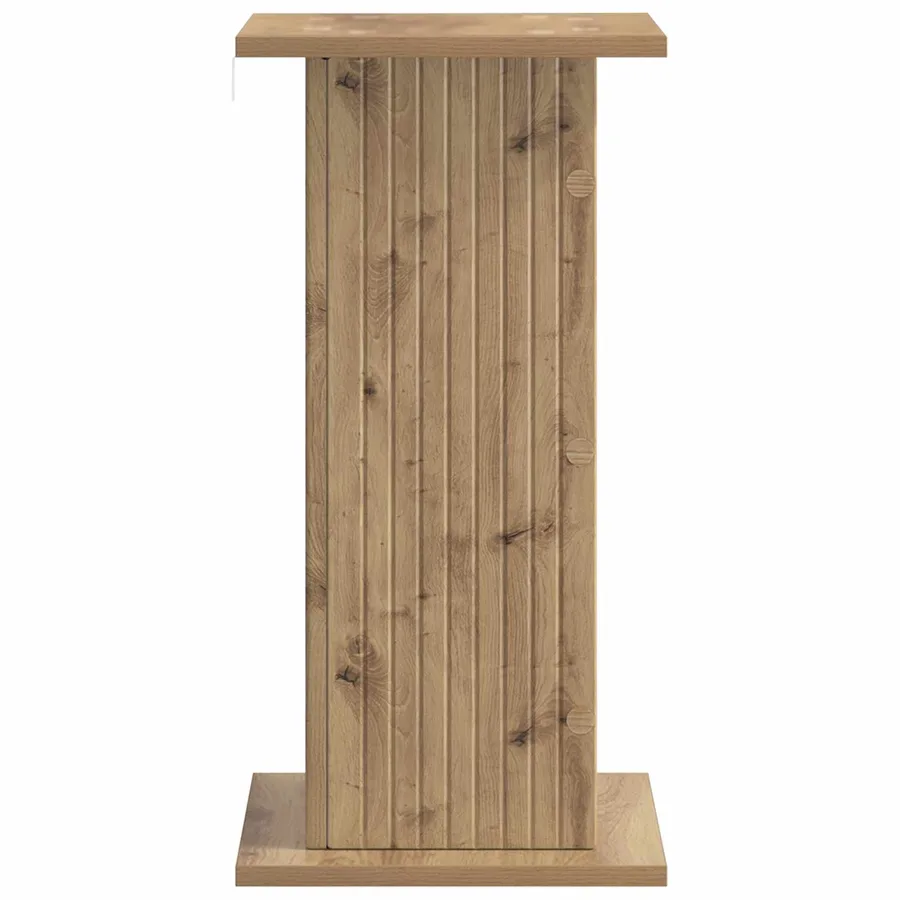 Support de Plante Chêne artisanal 30,5 x 30 x 60,5 cm - 6