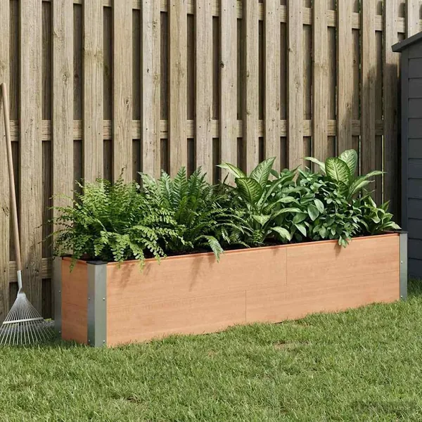 Jardinière surélevée Marron 200 x 30 x 36 cm