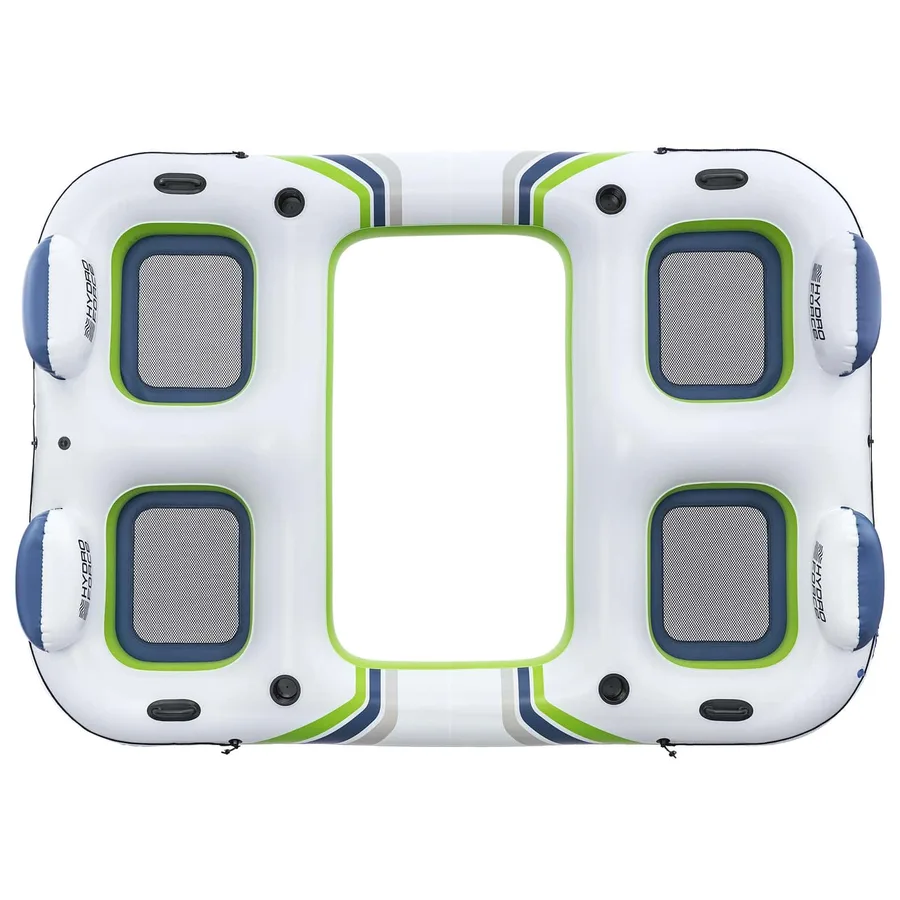 Bestway Île flottante Hydro-Force Blanc, Bleu et Vert 302 x 219 cm PVC - 6
