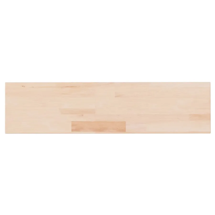 Panneau d'étagère 80x20x4 cm Bois de chêne massif non traité - 2
