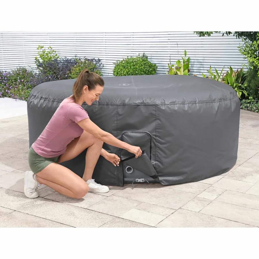 Bestway Housse Gris Ø216 x 80 cm PVC et POM - 3